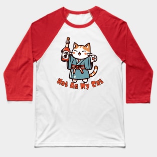 Hot sauce cat Baseball T-Shirt